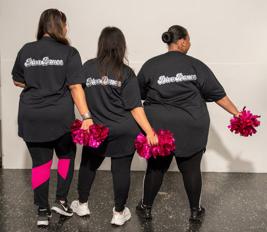 DivaDance Glitter Baseball Jersey