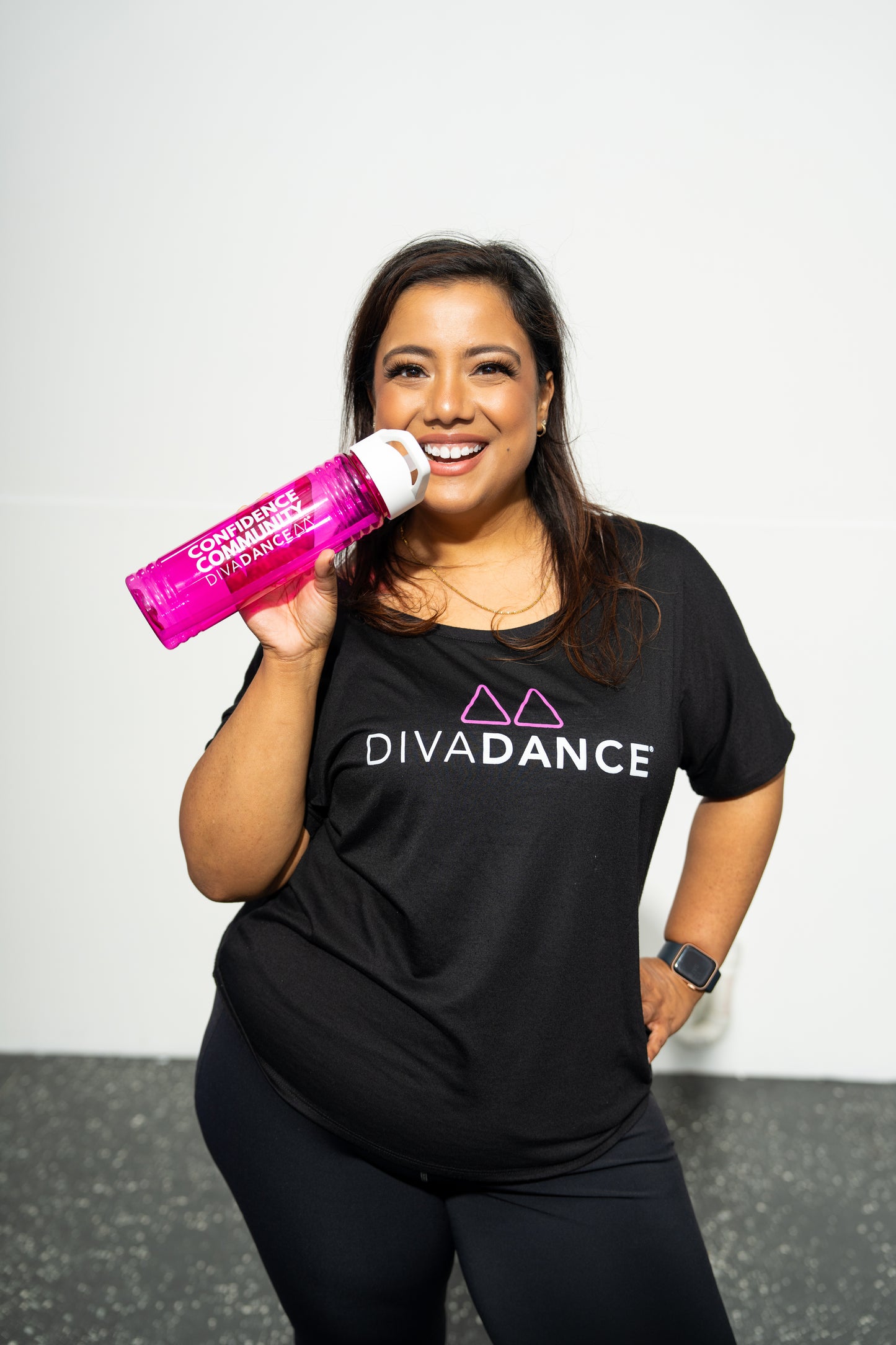 DivaDance Confidence Community Water Bottle (Pink)