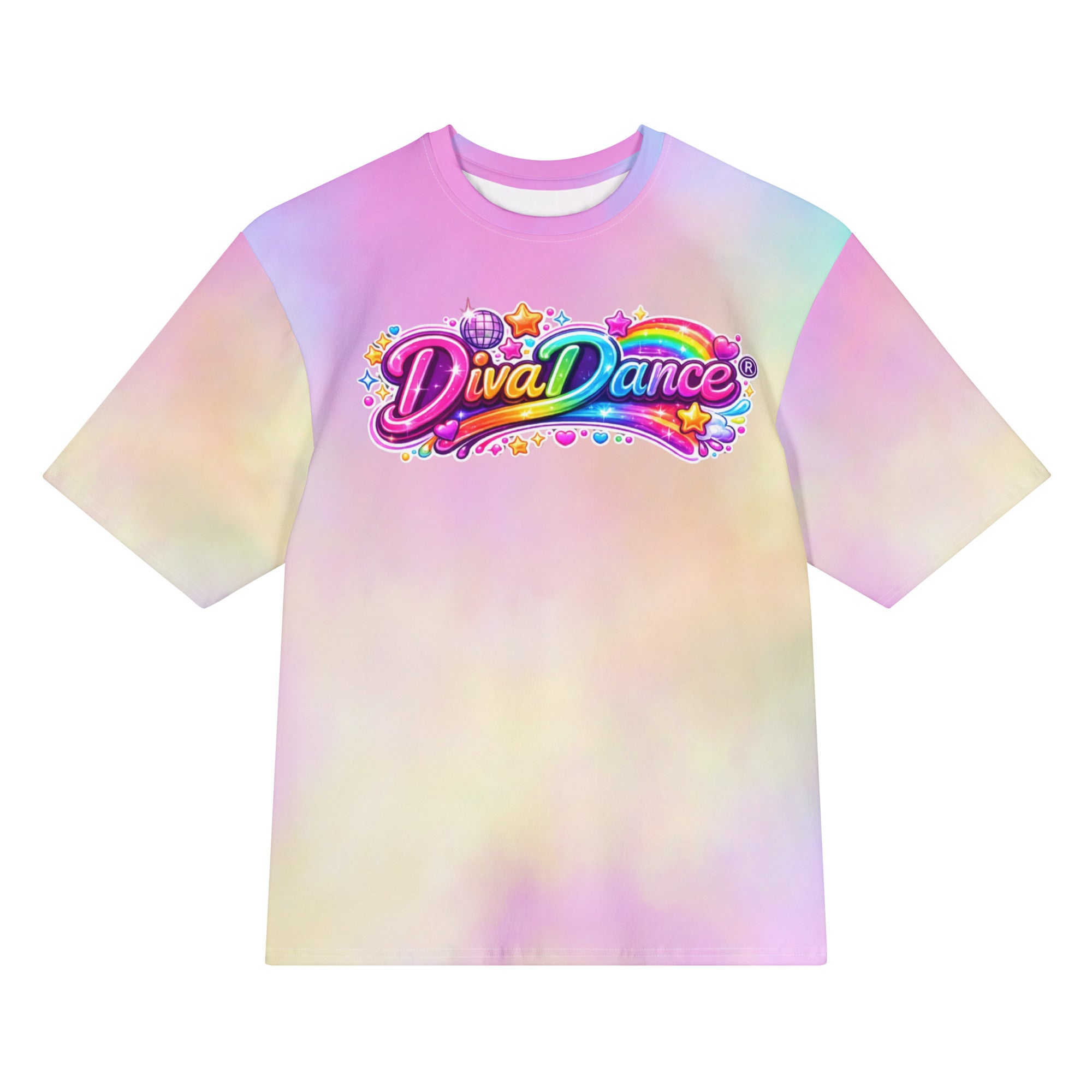 DivaDance Tie Dye Oversized T-Shirt – DivaDance Shop