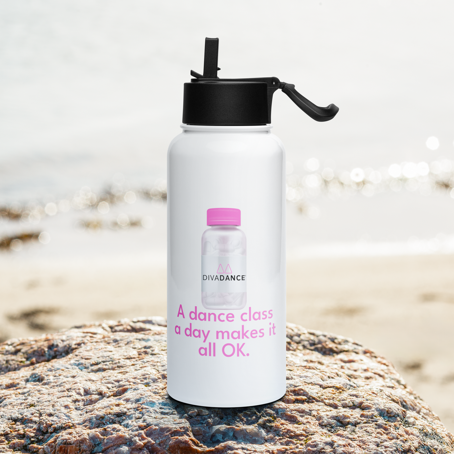Dance Class a Day Water Bottle