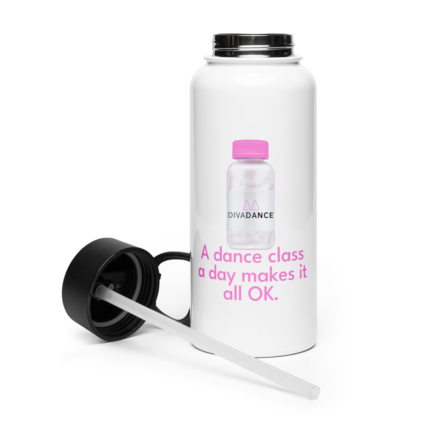 Dance Class a Day Water Bottle