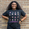 DivaDance Community Pride Tee (Black & White)