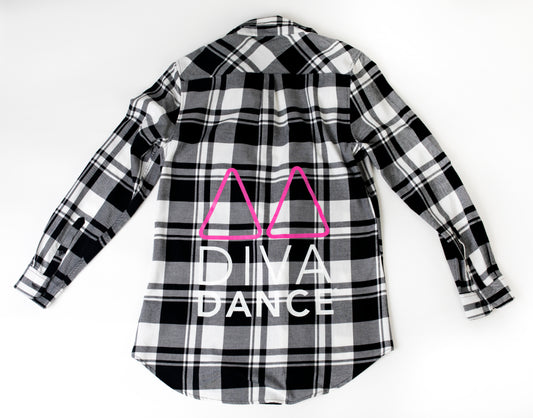 DivaDance Flannel Waist Wrap