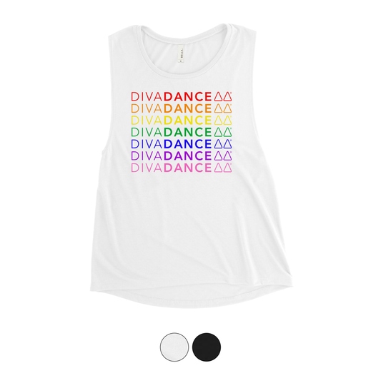 DivaDance Pride Muscle Tank