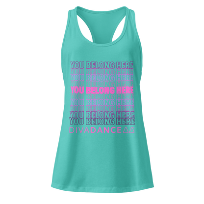 You Belong Here Racerback